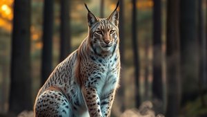 Рысь    Рыси    Кошка   Животные