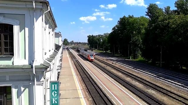 Прибытие РА-2 на станцию Псков-1 с сообщением Великие Л смотреть онлайн