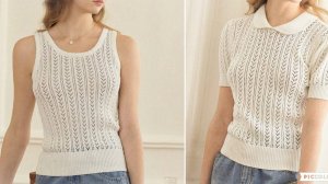 Легкая ажурная кофта.