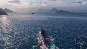 World of Warships, бой на эсминце V ПОДВОЙСКИЙ (СССР)