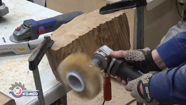 Фактура на твердом дереве. Инструменты Комбо - фрезеро