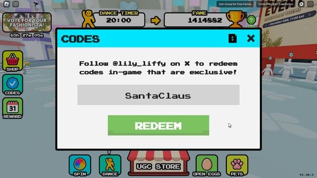 Roblox: Dance for UGC коды [20 декабря 2024] #роблокс #роблокскоды #р смотреть онлайн