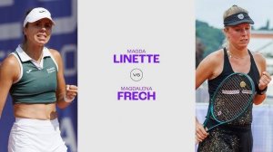 11.02.2025. Магда Линетт - Магдалена Френх. WTA Doha. Magda Linette - Magdalena Frech