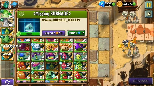 Прокачка Бонк Чоя PvZ 2 #3 смотреть онлайн