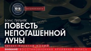 ПОВЕСТЬ НЕПОГАШЕННОЙ ЛУНЫ - Борис ПИЛЬНЯК (читает Николай КОЗИЙ) | аудиокниги слушать бесплатно
