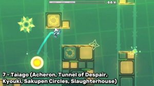 ТОП 10 ЛУЧШИХ СЛЕЕРОВ В GEOMETRY DASH ПО ДОСТИЖЕНИЯМ