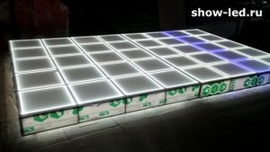 Световой управляемый пол подиум подсветка RGB
