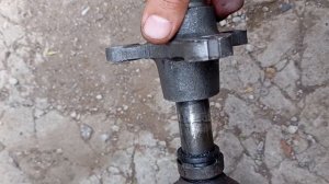 Изношенная шлицевая кардана ИЖ 2126