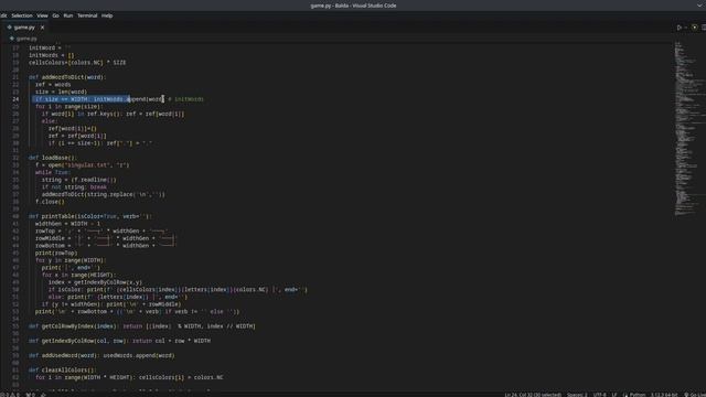 Ассистент без ИИ для игры "Балда" (структуры, алгоритмы смотреть онлайн