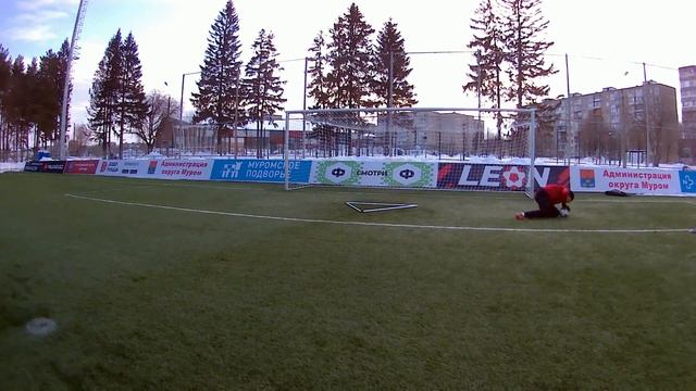Тренировка вратарей ФК Муром с использованием планок смотреть онлайн