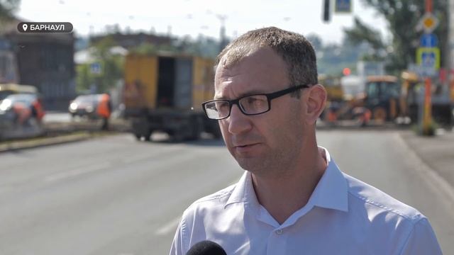 В Барнауле мониторят дорожную ситуацию в связи с ремонтом трамвайного полотна
