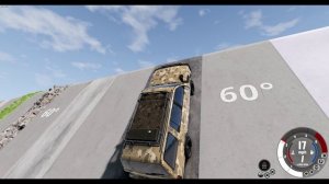 горки на крутом внедорожнике ЛЕНД КРУЗЕР проверка мощности beam ng