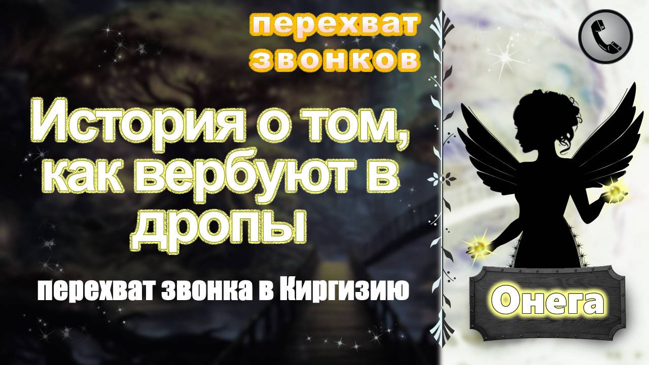 ОНЕГА. История о том, как вербуют в дропы (перехват звонка в Киргизию)