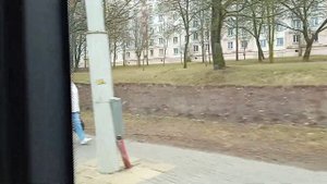 Минск поездка в новом троллейбусе МАЗ 303Т20 бортовой но