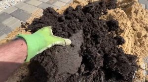 Пескование газона смесью песка и торфа. Планировщик г?