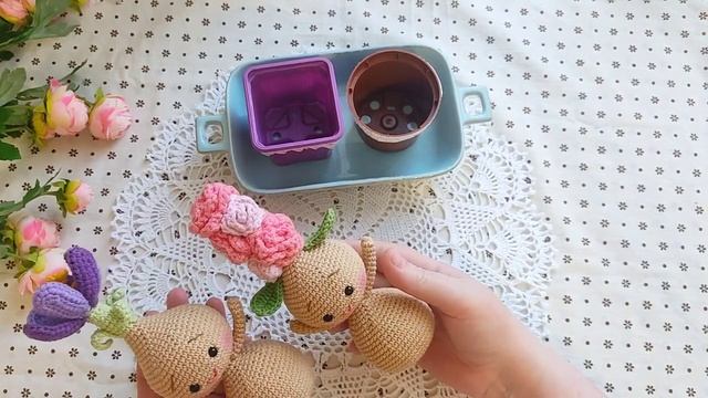 Очаровательные цветочки, милые мышки крючком и кое что ещё