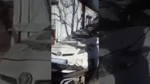 Минус полицейский приус..полет в елку.полиция снова по