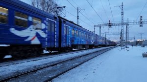 отправление Экспресса! ЭД4М-0091 поезд №7171 Москва-Нара |