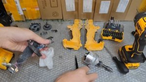 Плавают обороты на DeWALT DCF850, ремонт без запчастей