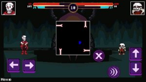 Underverse Battles фэлл санс vs папирус