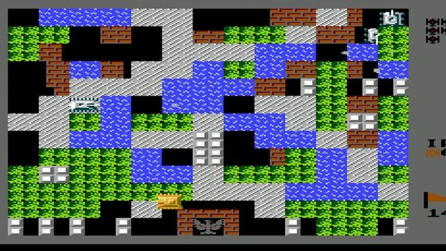 2DDK's Battlesity (Battle city mod) (NES, 1985) Уровень 14 смотреть онлайн