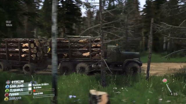 Spintires  MudRunner  Прохождение  Река Селенга    На лебед?
