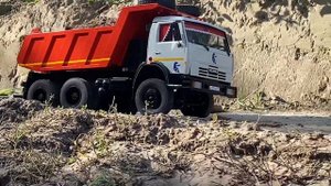 Камаз 65115 печатный на 3д принтере 1:12 Kamaz RC