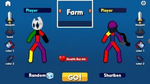 как сделать фарм монет в Supreme duelist stickman