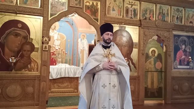 Праздничная проповедь. Иерей Андрей Будник. смотреть онлайн