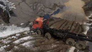 🚚 Spintires: КамАЗ-63501 четырехоска с рубиновой кабиной от ?