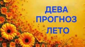 ДЕВА. ТАРО ПРОГНОЗ НА ЛЕТО