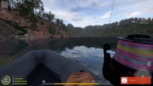 трофей форель озерная на озере куори рр4