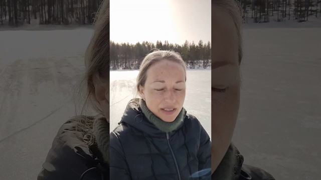 Теплый Апрельский Первый День! Съёмка с льдины озера П смотреть онлайн