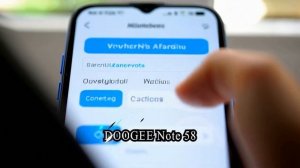 Топовий DOOGEE Note 58 – великий екран, потужна батарея, NFC!