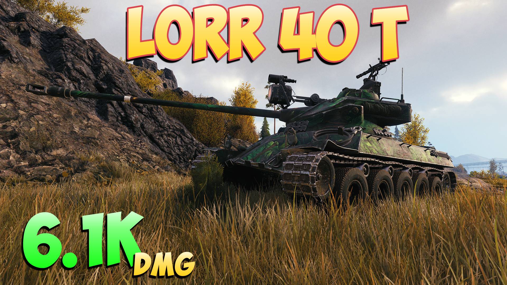 Lorr 40 t - 7 Фрагов 6.1K Урона - Первый бой! - Мир Танков