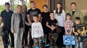 Ольга Тимофеева побывала в многодетной семье погибшего участника СВО