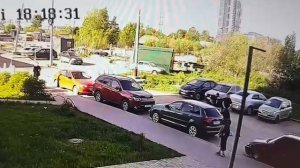 Жёсткое задержание бегунка мошенников