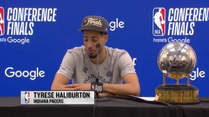 "I love being a Pacer' Tyrese Haliburton After Pacers Advance to NBA Finals | May 25, 2025