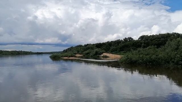 Катамаран. отдых на р.Оке.