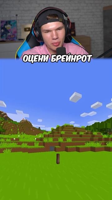 Оцени Итальянский Брейнрот в Minecraft!🧐 432% #shorts #шортс #minecraft #майнкрафт #брейнрот #lisfo