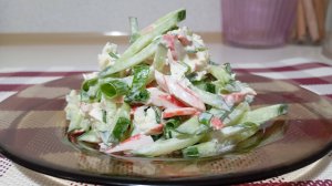 Салат с ОГУРЦАМИ и СЫРОМ. Свежий и Сытный!