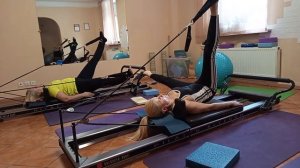 Пилатес на реформере 👋🔥💯 Тренировка.