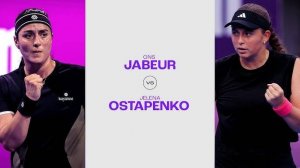 13.02.2025. Онс Жабер - Елена Остапенко. WTA Doha. Ons Jabeur - Jeļena Ostapenko