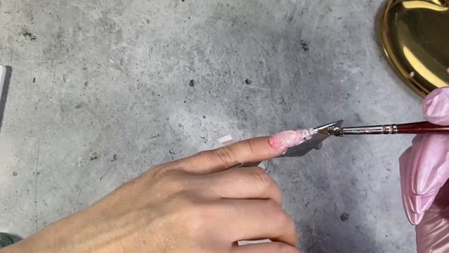 РОЗОВЫЙ ФРЕНЧ/НИЖНИЕ ФОРМЫ/КАК РАБОТАТЬ С РАКУШКАМИ смотреть онлайн