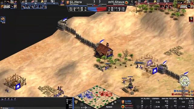 Решающая игра Hera vs Sitaux на ShenAxie Cup в Age of Empires 2 смотреть онлайн