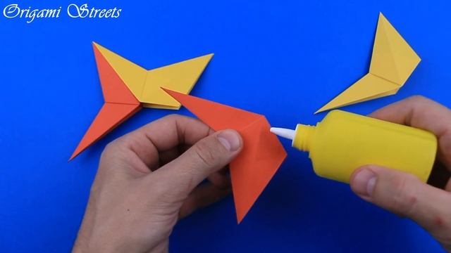 Как сделать 3D сюрикен из бумаги