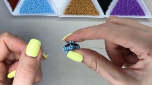 Сквидвард из бисера. Герой из мультика Губка Боб квадратные штаны параллельным плетением. Diy