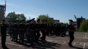 Парад пограничников в Выборге