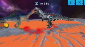 РОБОТ ТИРЕКС ПРОТИВ СПИНОЗАВРА 🔥😱 Animal Revolt Battle Simulator