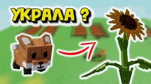 ЛИСА Украла подсолнух? Вырасти сад